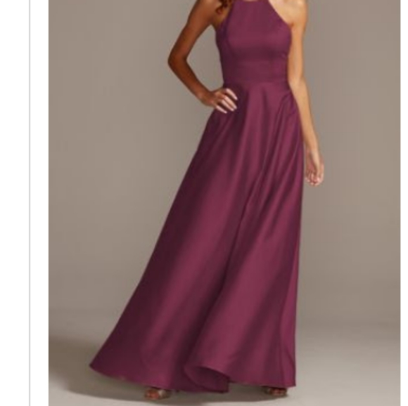 David's Bridal Dresses & Skirts - High Neck A-Line Dress